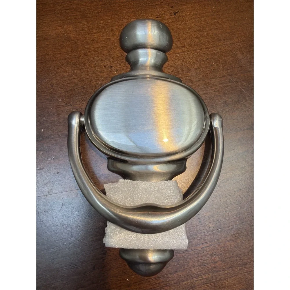 Vintage Heavy Nickel Door Knocker Brand New! 7